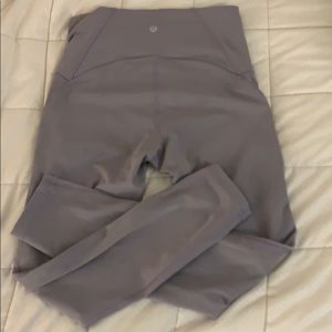 Train Times Leggings in Lilac